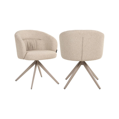 Drehbarer Essstuhl Olivia in biscotti von Richmond Interiors – Bild 1