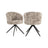 Drehbarer Essstuhl Serenity flammhemmend in brown omara von Richmond Interiors – Bild 1