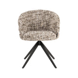 Drehbarer Essstuhl Serenity flammhemmend in brown omara von Richmond Interiors – Bild 5