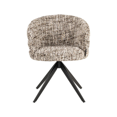 Drehbarer Essstuhl Serenity flammhemmend in brown omara von Richmond Interiors – Bild 5