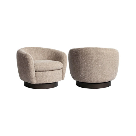 Drehbarer Sessel Colmar in natural chunky, 86x79x67 cm von Richmond Interiors – Bild 1
