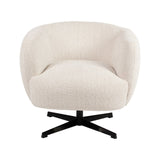 Drehbarer Sessel Estelle in beige blockweave, 83x81x76 cm von Richmond Interiors – Bild 5