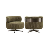 Drehbarer Sessel Lauren in moss chevron, 79x74x68 cm von Richmond Interiors – Bild 1