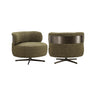 Drehbarer Sessel Lauren in moss chevron, 79x74x68 cm von Richmond Interiors – Bild 1