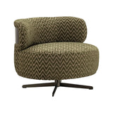 Drehbarer Sessel Lauren in moss chevron, 79x74x68 cm von Richmond Interiors – Bild 2