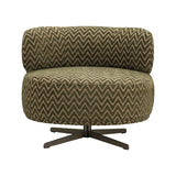 Drehbarer Sessel Lauren in moss chevron, 79x74x68 cm von Richmond Interiors – Bild 3