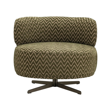 Drehbarer Sessel Lauren in moss chevron, 79x74x68 cm von Richmond Interiors – Bild 3