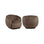 Drehbarer Sessel Negreslo in brown fluffy, 92x88x74 cm von Richmond Interiors – Bild 1