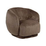Drehbarer Sessel Negreslo in brown fluffy, 92x88x74 cm von Richmond Interiors – Bild 2
