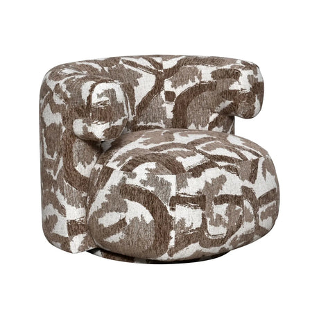 Drehbarer Sessel Talley in brown nature, 87x80x67 cm von Richmond Interiors – Bild 2