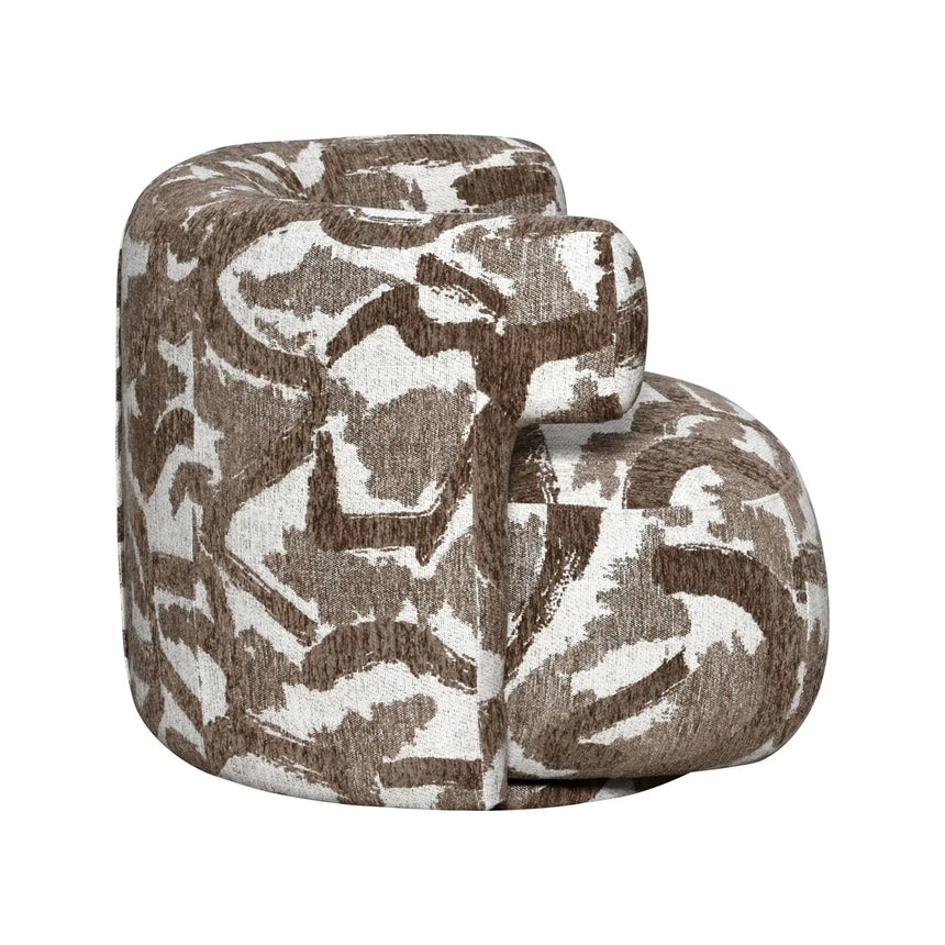 Drehbarer Sessel Talley in brown nature, 87x80x67 cm von Richmond Interiors – Bild 4