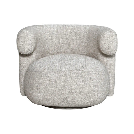 Drehbarer Sessel Talley in cream tweed, 87x80x67 cm von Richmond Interiors – Bild 3