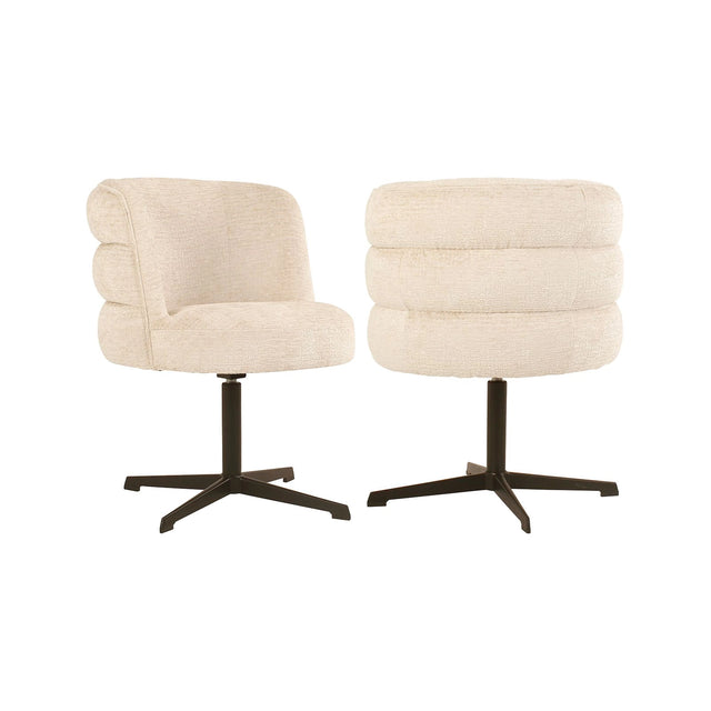 Essstuhl Alexander Jones (Chadwick) mit Drehfunktion in cream fusion von Richmond Interiors – Bild 1