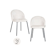 Essstuhl Alyssa in cream fusion als 2er-Set von Richmond Interiors – Bild 1