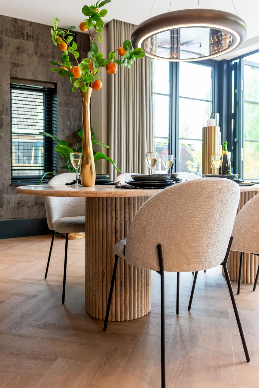 Essstuhl Alyssa in cream fusion als 2er-Set von Richmond Interiors – Bild 10