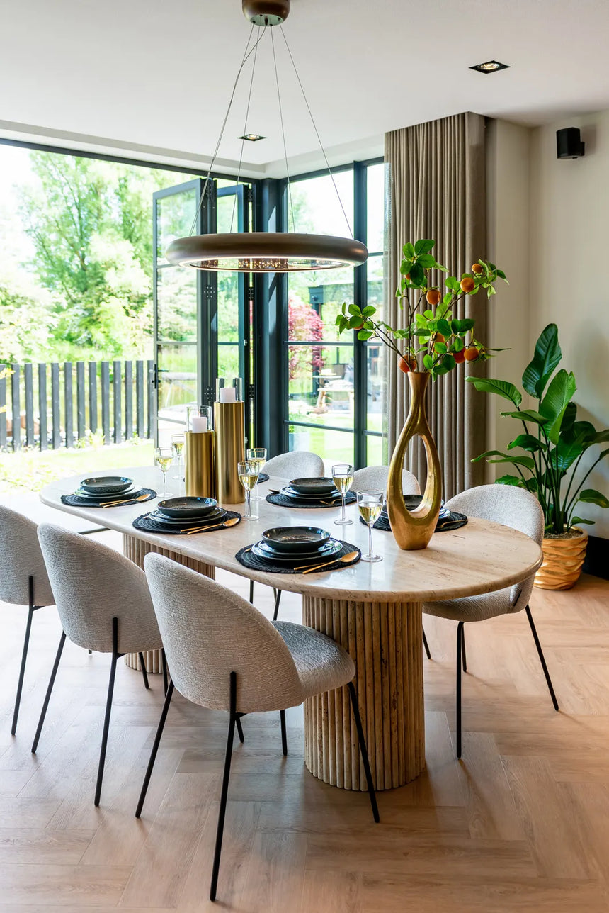 Essstuhl Alyssa in cream fusion als 2er-Set von Richmond Interiors – Bild 2
