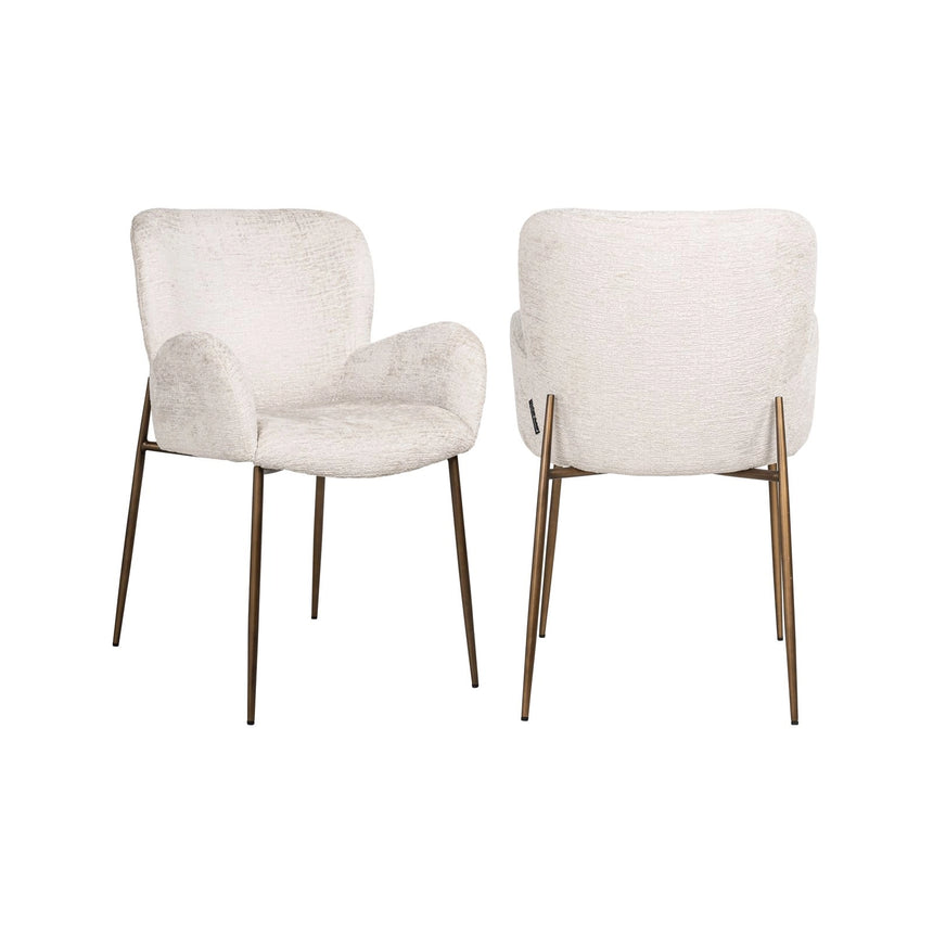 Essstuhl Amber mit flammhemmendem Bezug in cream fusion von Richmond Interiors – Bild 1