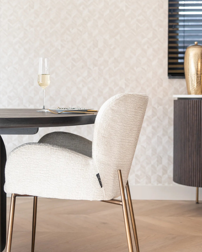 Essstuhl Amber mit flammhemmendem Bezug in cream fusion von Richmond Interiors – Bild 2
