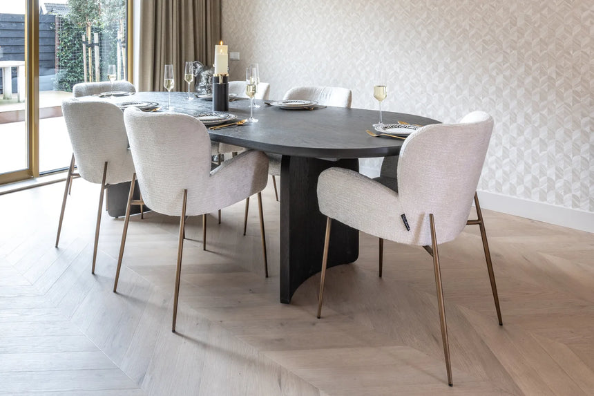 Essstuhl Amber mit flammhemmendem Bezug in cream fusion von Richmond Interiors – Bild 9