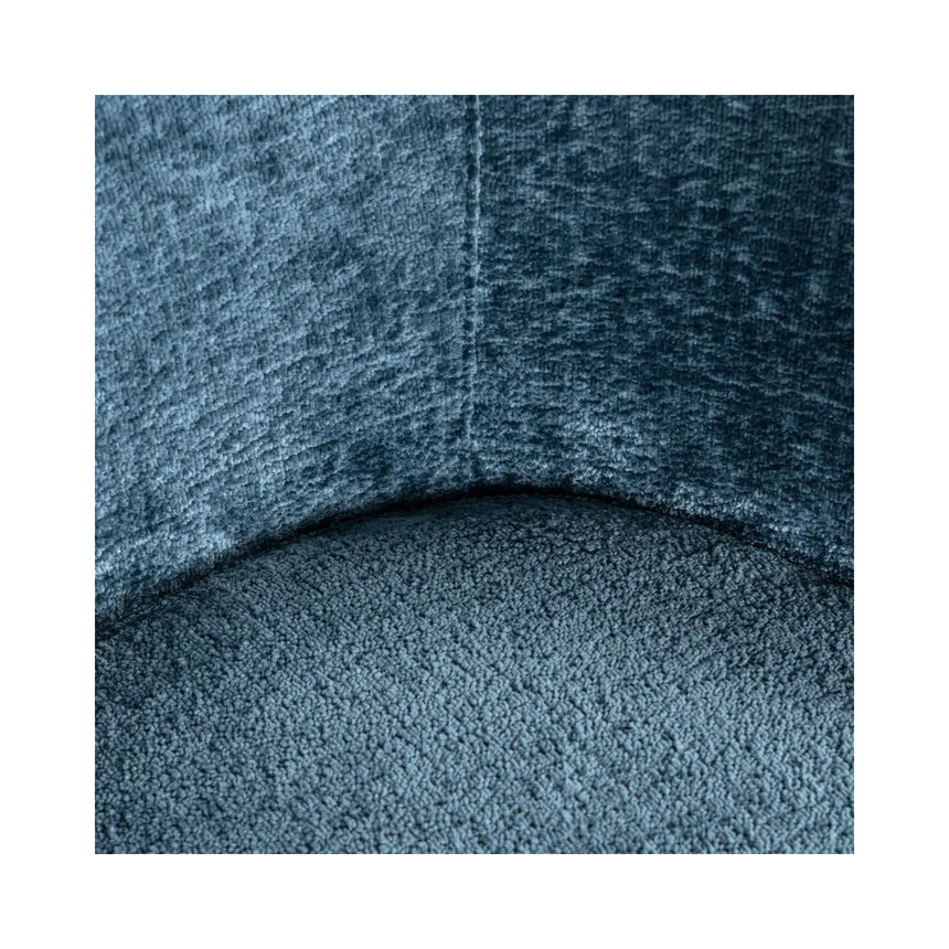 Essstuhl Amphara mit flammhemmendem Bezug in blue chenille von Richmond Interiors – Bild 8