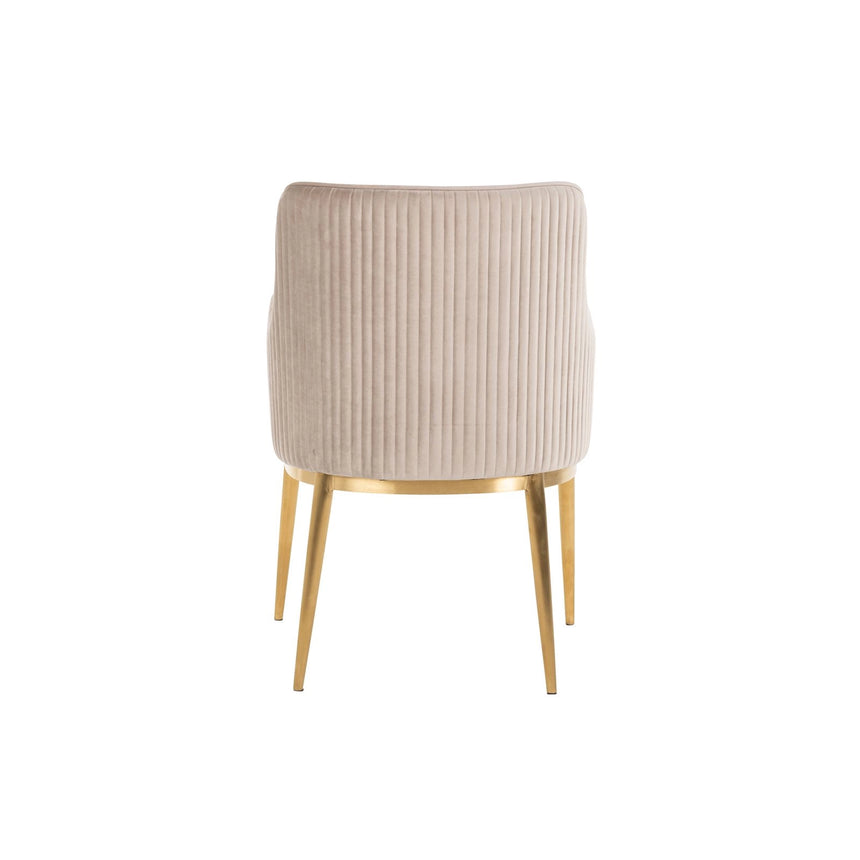 Essstuhl Breeze mit flammhemmendem Bezug in khaki velvet als 2er-Set von Richmond Interiors – Bild 5