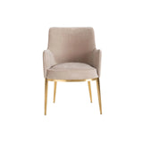 Essstuhl Breeze mit flammhemmendem Bezug in khaki velvet als 2er-Set von Richmond Interiors – Bild 6