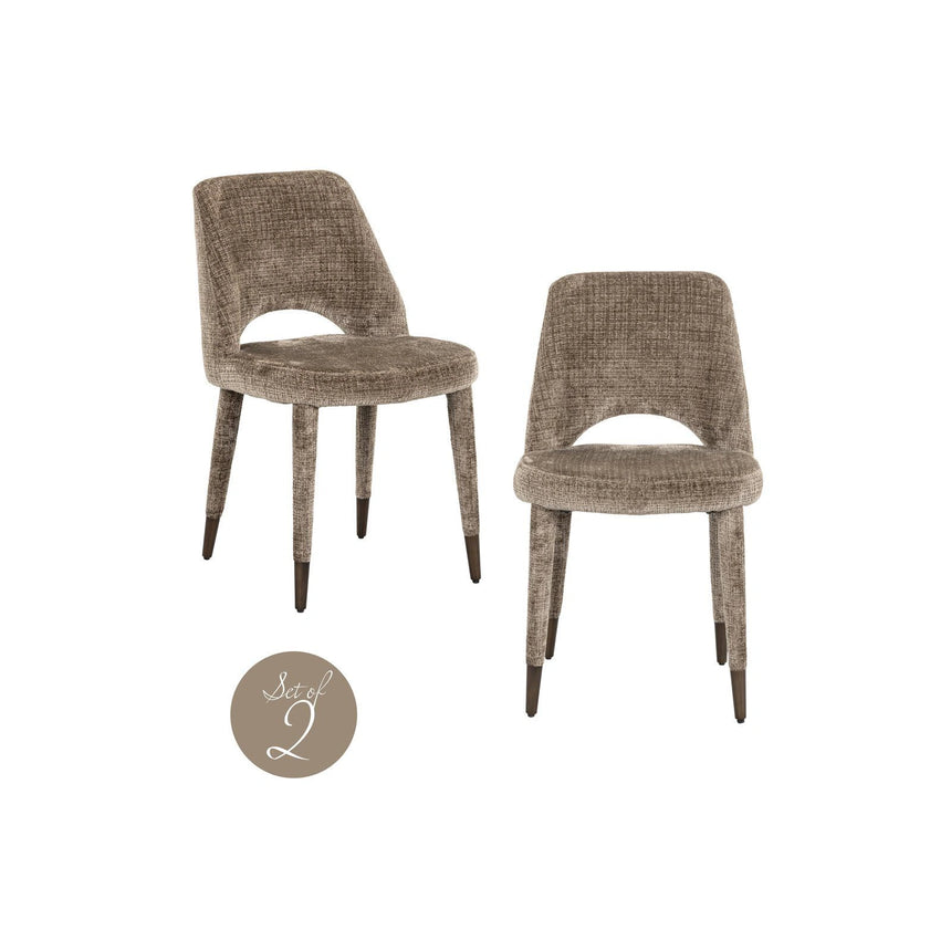 Essstuhl Cecilia in Niagara Stone, flammhemmend, 2er-Set von Richmond Interiors – Bild 1