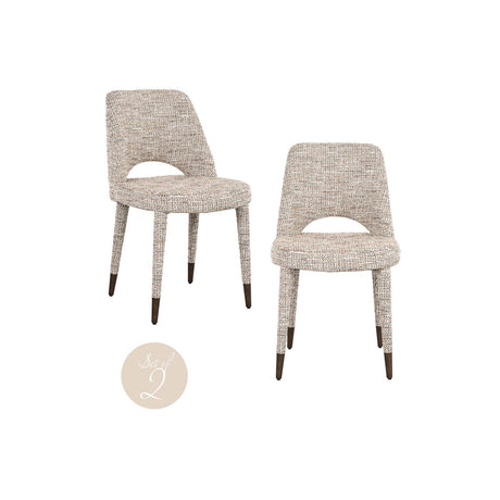 Essstuhl Cecilia in Trendy Nature oder Niagara Stone, 2er-Set von Richmond Interiors – Bild 1