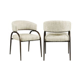 Essstuhl Charda in beige angora von Richmond Interiors – Bild 1