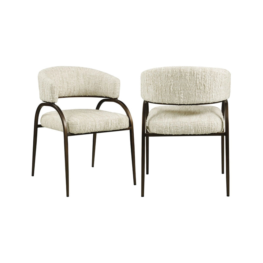 Essstuhl Charda in beige angora von Richmond Interiors – Bild 1