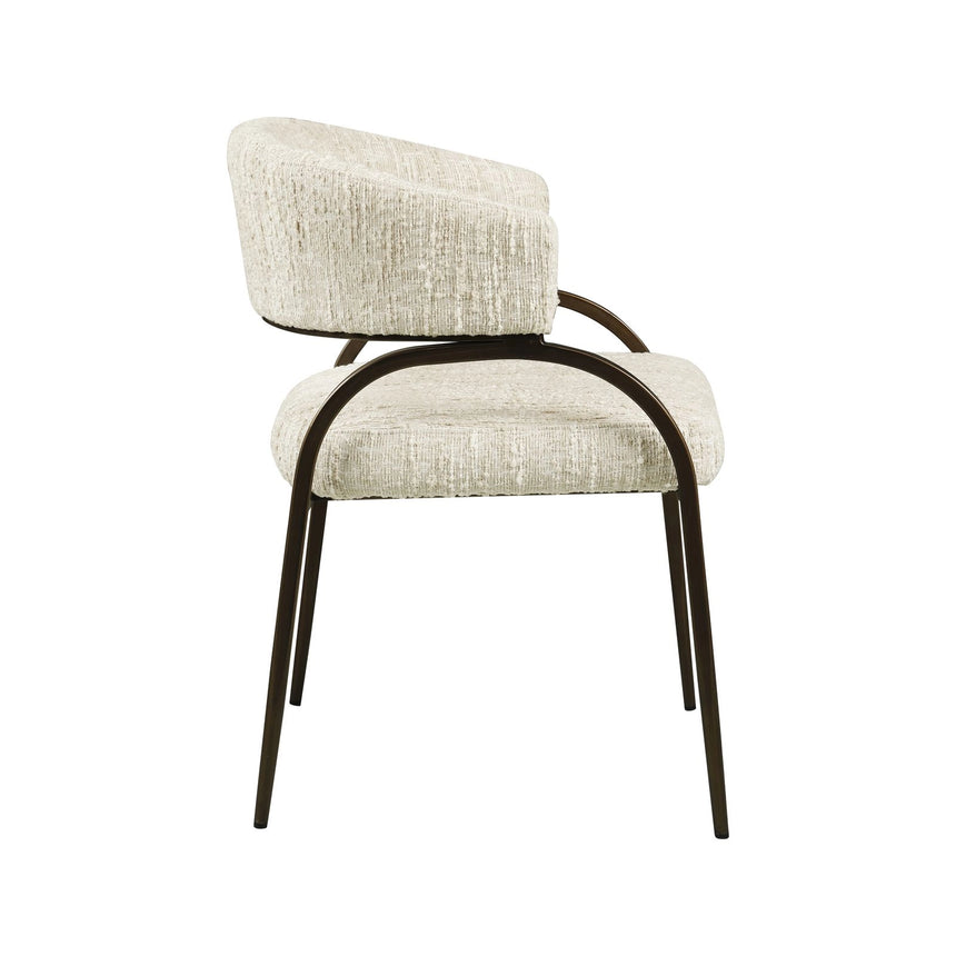 Essstuhl Charda in beige angora von Richmond Interiors – Bild 4