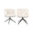 Essstuhl Cheyenne mit Drehfunktion in beige graffic von Richmond Interiors – Bild 1