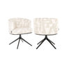 Essstuhl Cheyenne mit Drehfunktion in beige graffic von Richmond Interiors – Bild 1