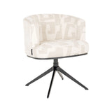 Essstuhl Cheyenne mit Drehfunktion in beige graffic von Richmond Interiors – Bild 3
