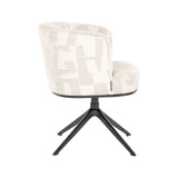 Essstuhl Cheyenne mit Drehfunktion in beige graffic von Richmond Interiors – Bild 4