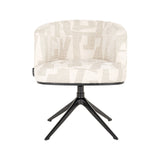 Essstuhl Cheyenne mit Drehfunktion in beige graffic von Richmond Interiors – Bild 6