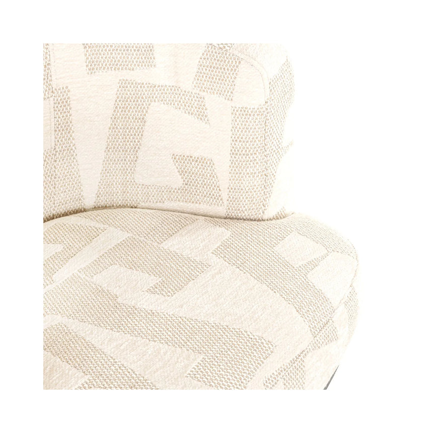 Essstuhl Cheyenne mit Drehfunktion in beige graffic von Richmond Interiors – Bild 8