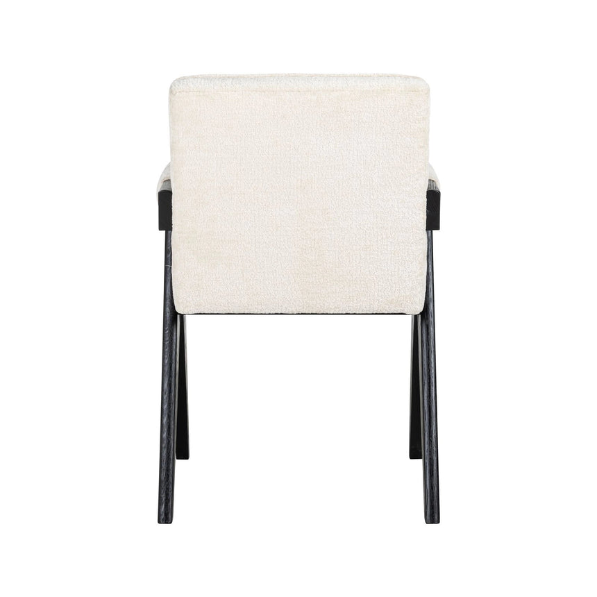 Essstuhl Cooper in white chenille von Richmond Interiors – Bild 5