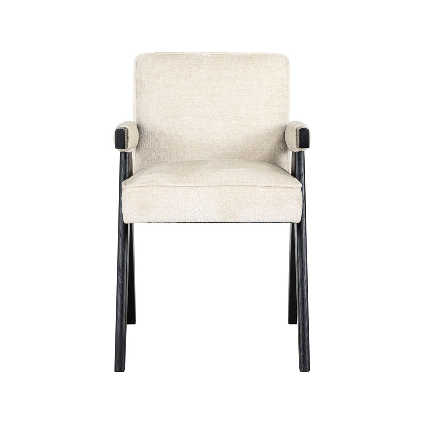 Essstuhl Cooper in white chenille von Richmond Interiors – Bild 6