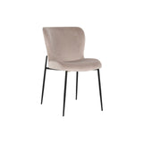 Essstuhl Darby mit flammhemmendem Bezug in khaki velvet als 2er-Set von Richmond Interiors – Bild 3