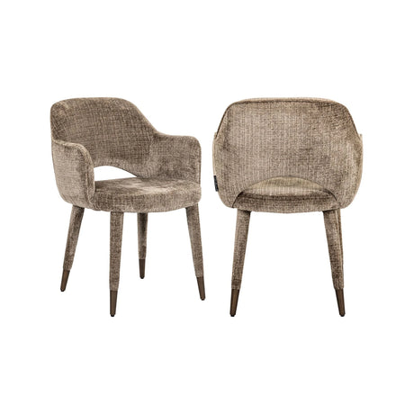 Essstuhl Donnatella in niagara stone, flammhemmend, 59x63x83 cm von Richmond Interiors – Bild 1