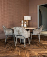 Essstuhl Donnatella in niagara stone, flammhemmend, 59x63x83 cm von Richmond Interiors – Bild 2