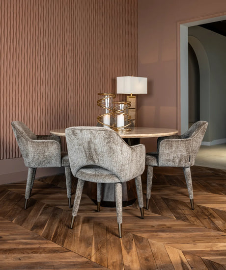 Essstuhl Donnatella in niagara stone, flammhemmend, 59x63x83 cm von Richmond Interiors – Bild 2