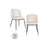 Essstuhl Elvi mit flammhemmendem Bezug in niagara beige als 2er-Set, 53x63x82 cm von Richmond Interiors – Bild 1