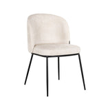 Essstuhl Elvi mit flammhemmendem Bezug in niagara beige als 2er-Set, 53x63x82 cm von Richmond Interiors – Bild 2