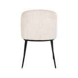 Essstuhl Elvi mit flammhemmendem Bezug in niagara beige als 2er-Set, 53x63x82 cm von Richmond Interiors – Bild 4