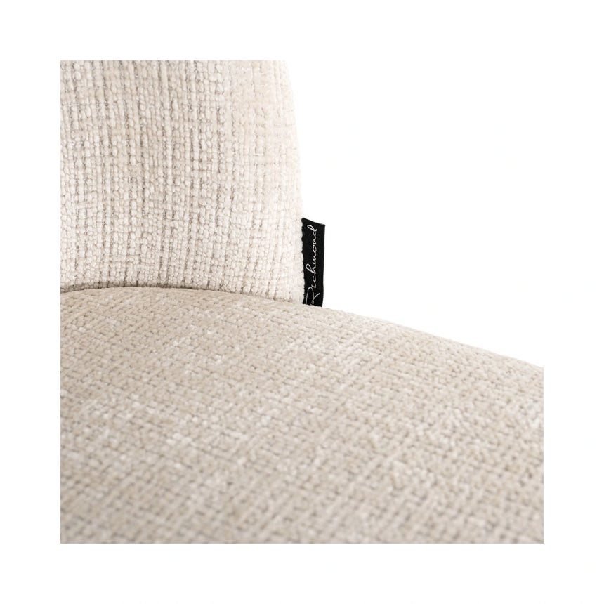 Essstuhl Elvi mit flammhemmendem Bezug in niagara beige als 2er-Set, 53x63x82 cm von Richmond Interiors – Bild 7
