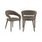 Essstuhl Gia in brown chunky, 58x58x80 cm von Richmond Interiors – Bild 1