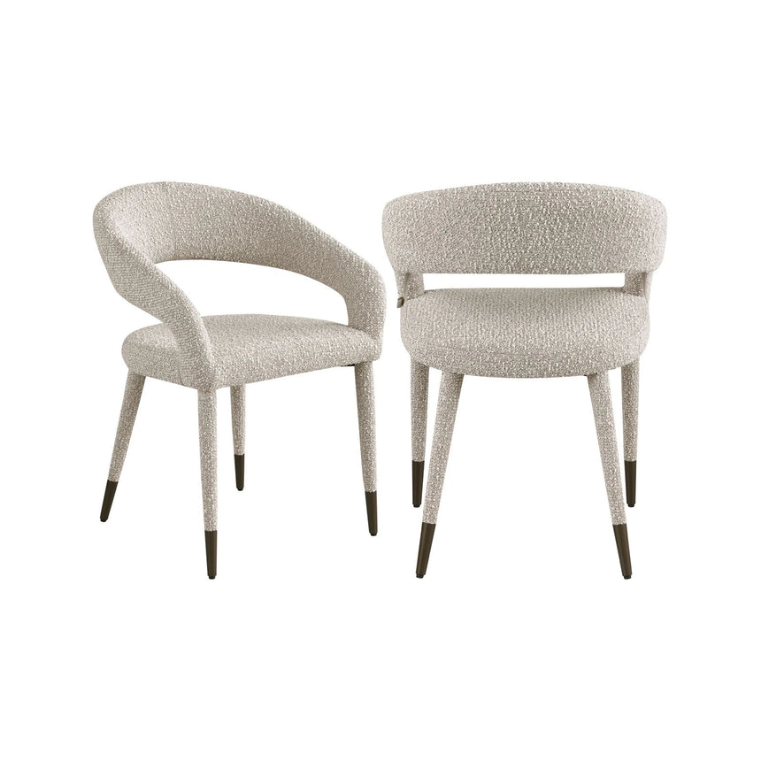 Essstuhl Gia in natural chunky, 58x58x80 cm von Richmond Interiors – Bild 1