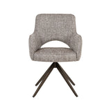 Essstuhl Ginerva mit Drehfunktion in earth tweed, 59x64x90 cm von Richmond Interiors – Bild 3